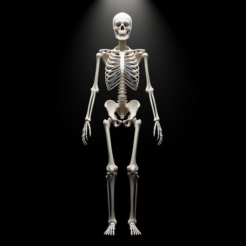 Posture map anterior view